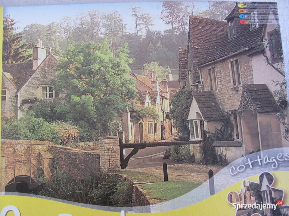 Puzzle Grafix art 500 elementów Cottages Wieś