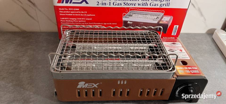 Kuchenka i Grill Gazowy 2w1 IMEX BDZQ3000 Sport i Wypoczynek Kutno