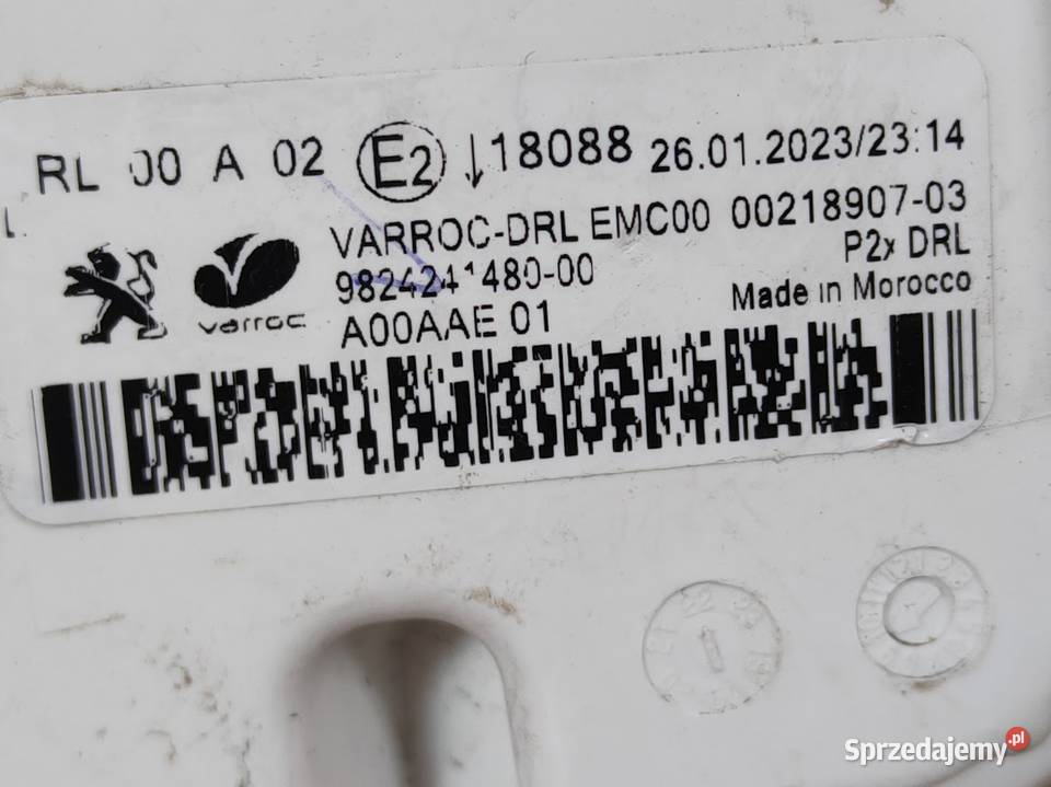 Halogen LED DRL Lewy Przód Peugeot 208 II Motoryzacja Pleszew sprzedam