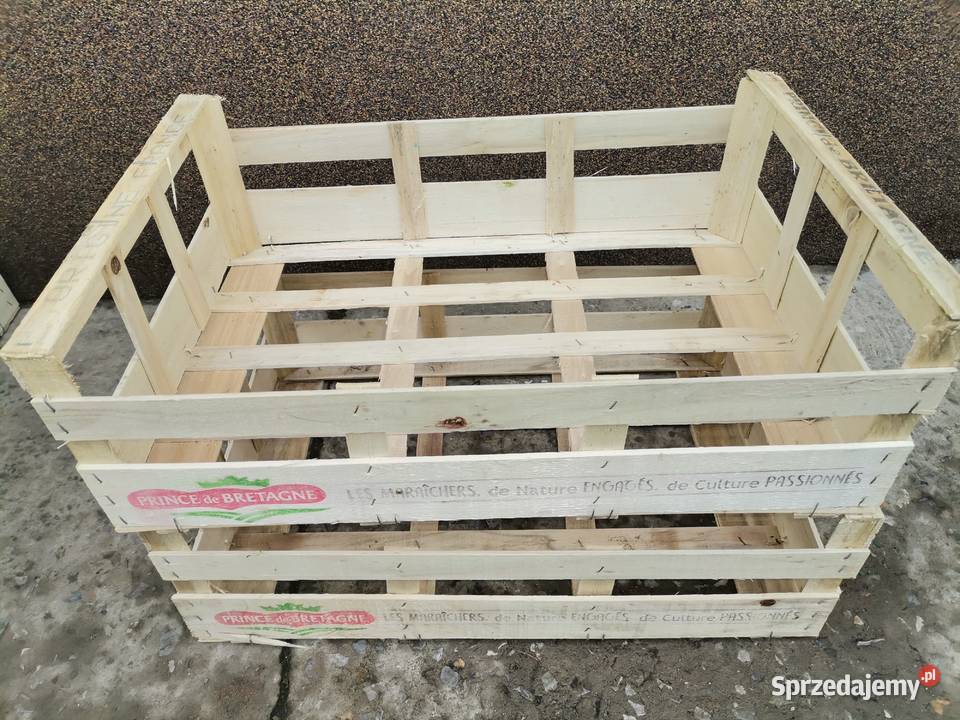 Skrzynki drewniane 60cmx40 na warzywa owoce śląskie