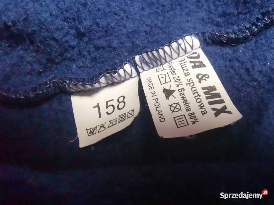 Bluza sportowa bawełniana niebieska niebieski Inczew sprzedam