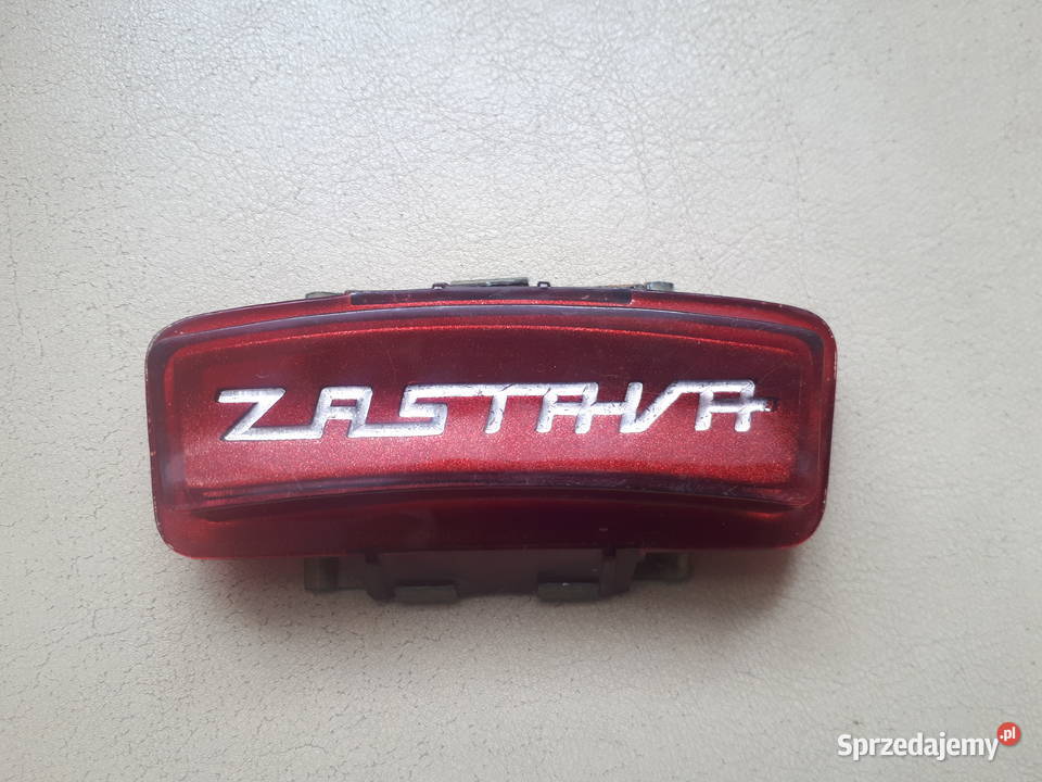 Zastava 1100 napis z kierownicy Gliwice