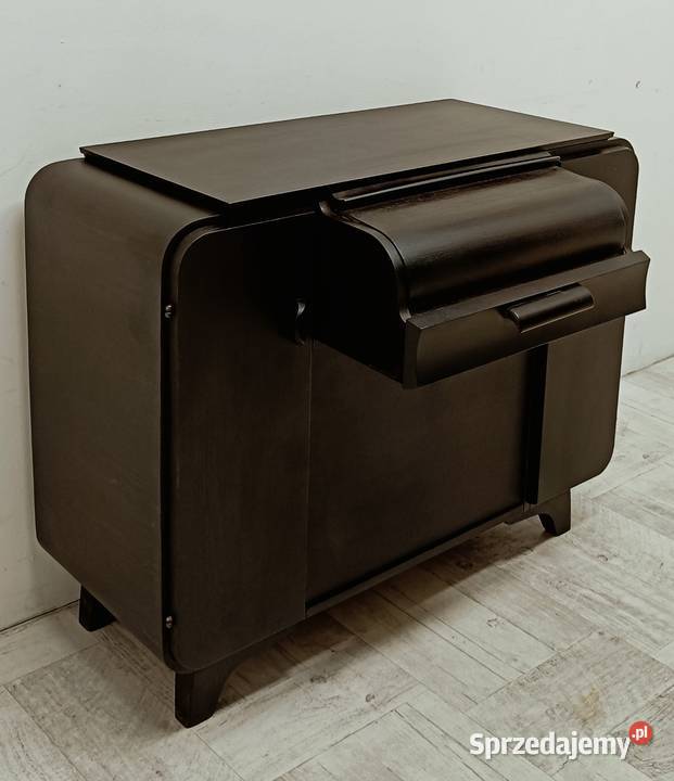 szafka komoda gramofon Halabala lata 60te design sprzedam