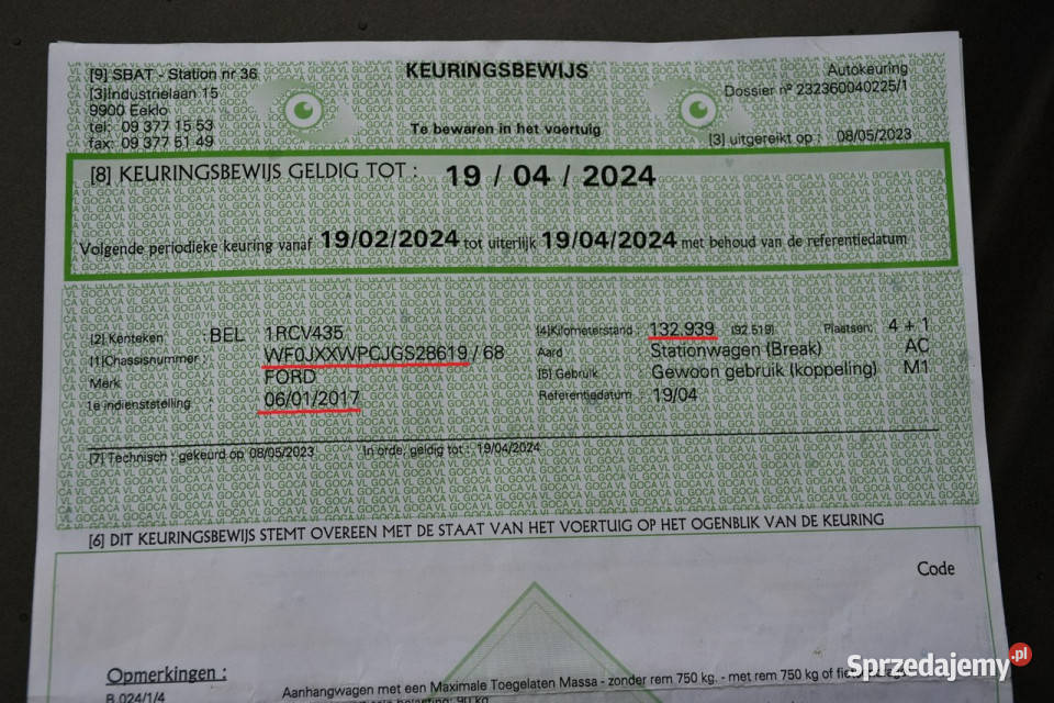Ford S 20 TDCi 7osób Navi Bluetooth Nowy kpl