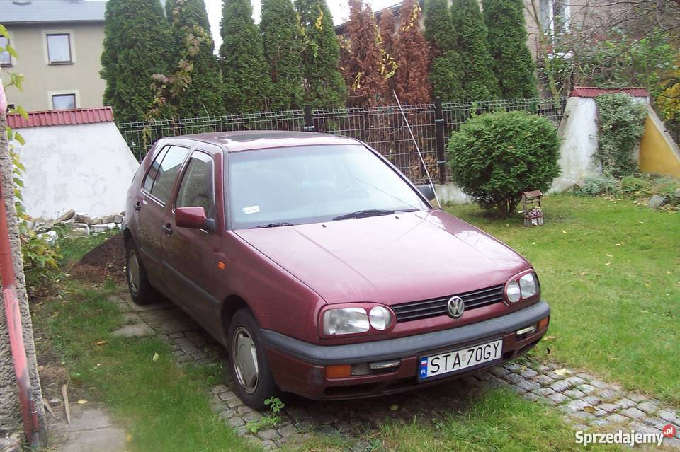 VW Golf 3 18 benzyna gaz 5 drzwi Rok produkcji 1993