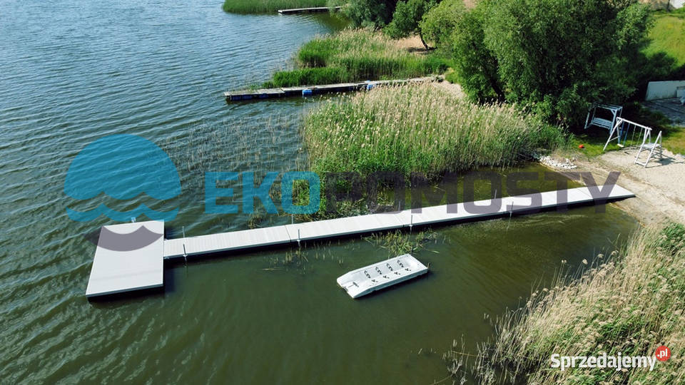 Pomost pływający 30m długi 585mkw Czaplinek