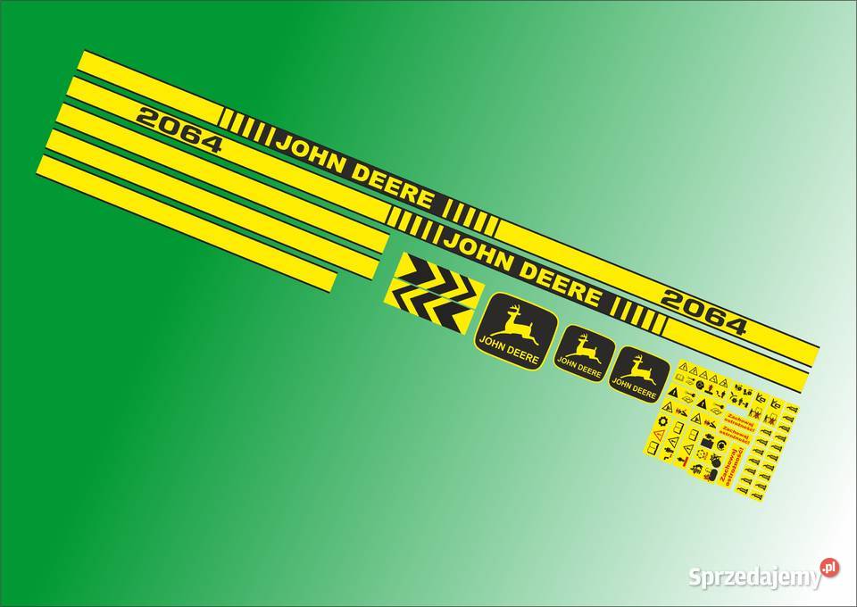 Naklejki John Deere 2064 zamienniki Bydgoszcz