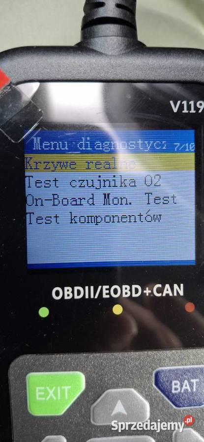 Nowy Skaner OBD2 V119 2025 Diagnostyka Usterka