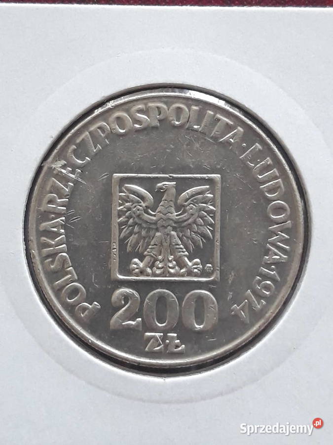 200 XXX Lat PRL 1974 r 10 Numizmatyka Konin sprzedam