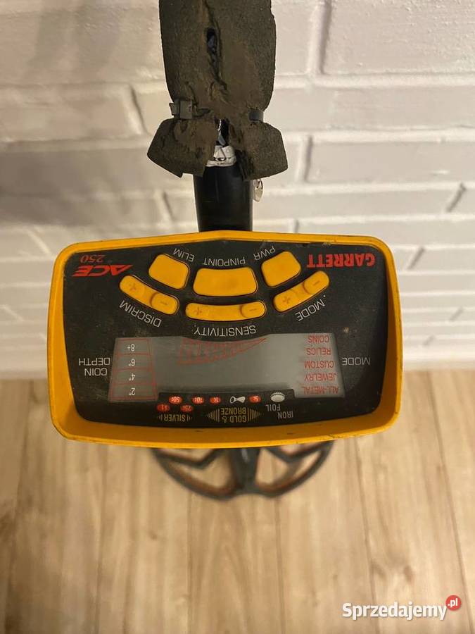 Wykrywacz metali GARRETT ACE 250 z dużą cewką Poniatowice