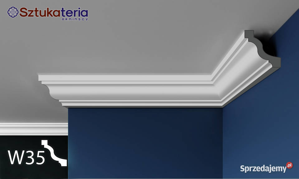 Listwy dekoracyjne sztukateria do wnętrza śląskie Częstochowa