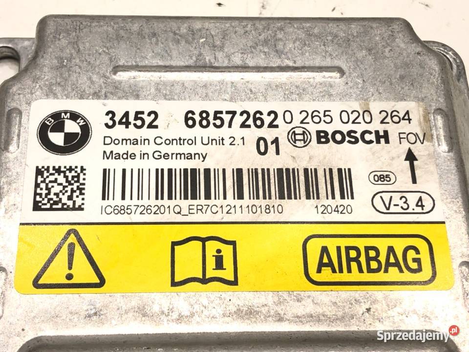 SENSOR AIRBAG BMW F11 6857262 0917 CZUJNIK