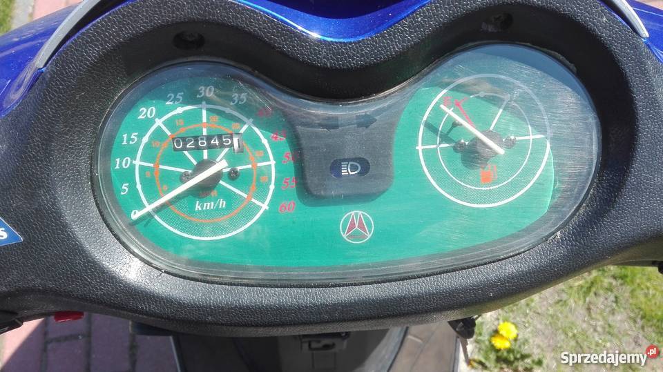 Skuter Motobi Sowa II YB50QT15 Żółtki