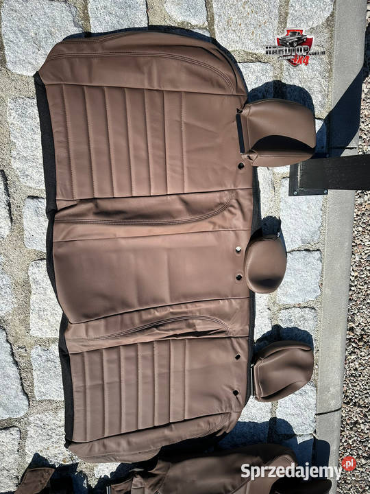 POKROWCE Oryginalne Zestaw Skóra na Fotele Pasłęk