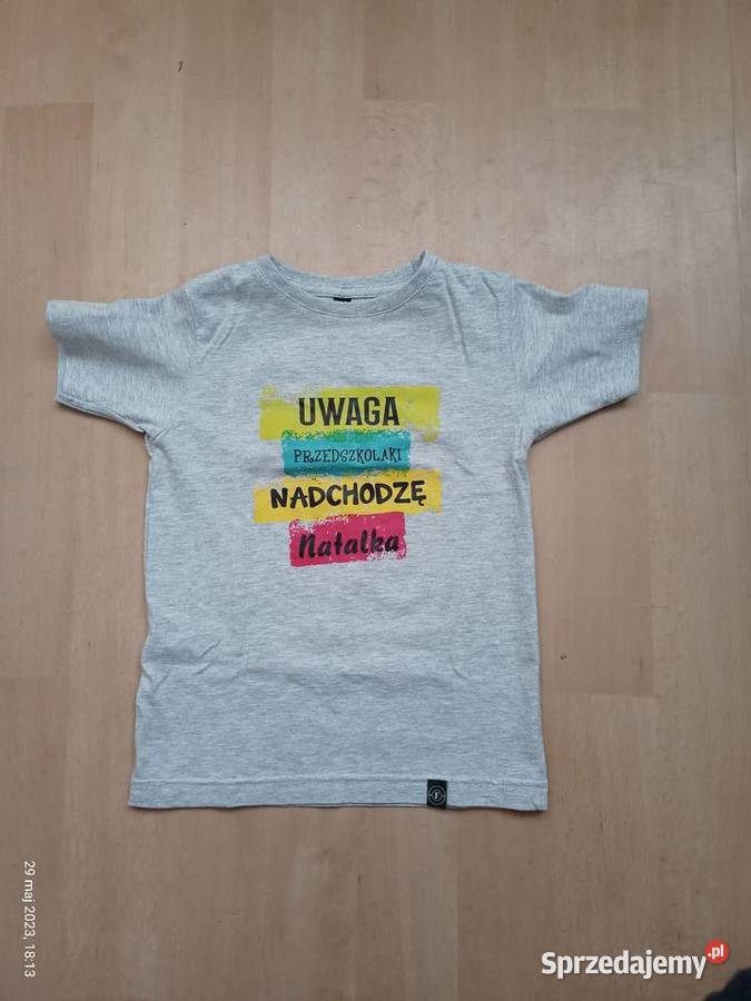 Personalizowana bluzka Tshirt koszulka Natalka Szczecin