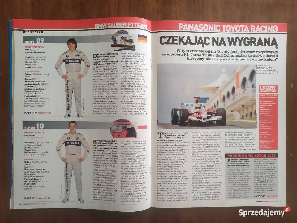 Skarb kibica formuła 1 sezon 2007 Łódź