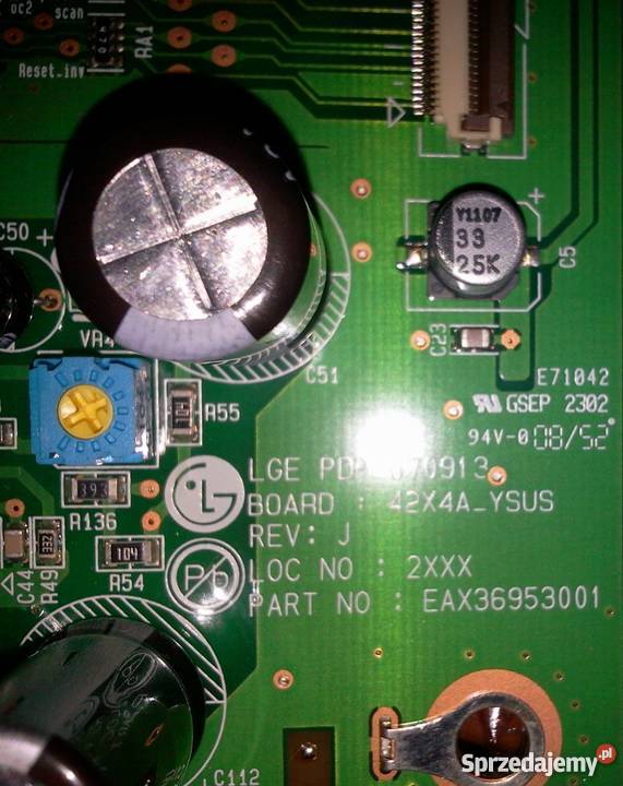 Płyty YSUS ZSUS CTRL do LG 42PC35 42PC51 42PT81 Opole