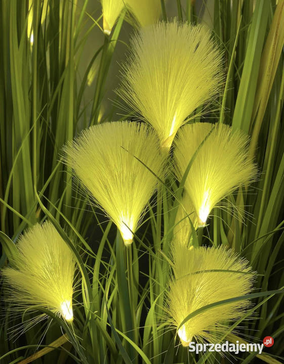 Sztuczna trawa dekoracyjna Premium podświetlana Sztuczne kwiaty i owoce Golkowice