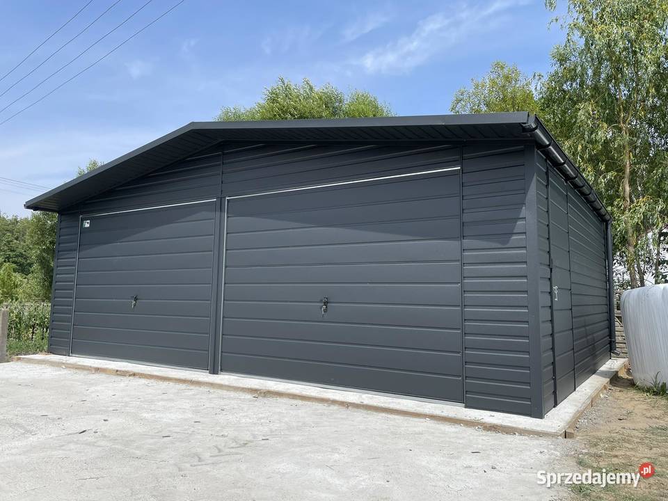 Garaż blaszany 7x5 Wzmocniony PROFILAMI