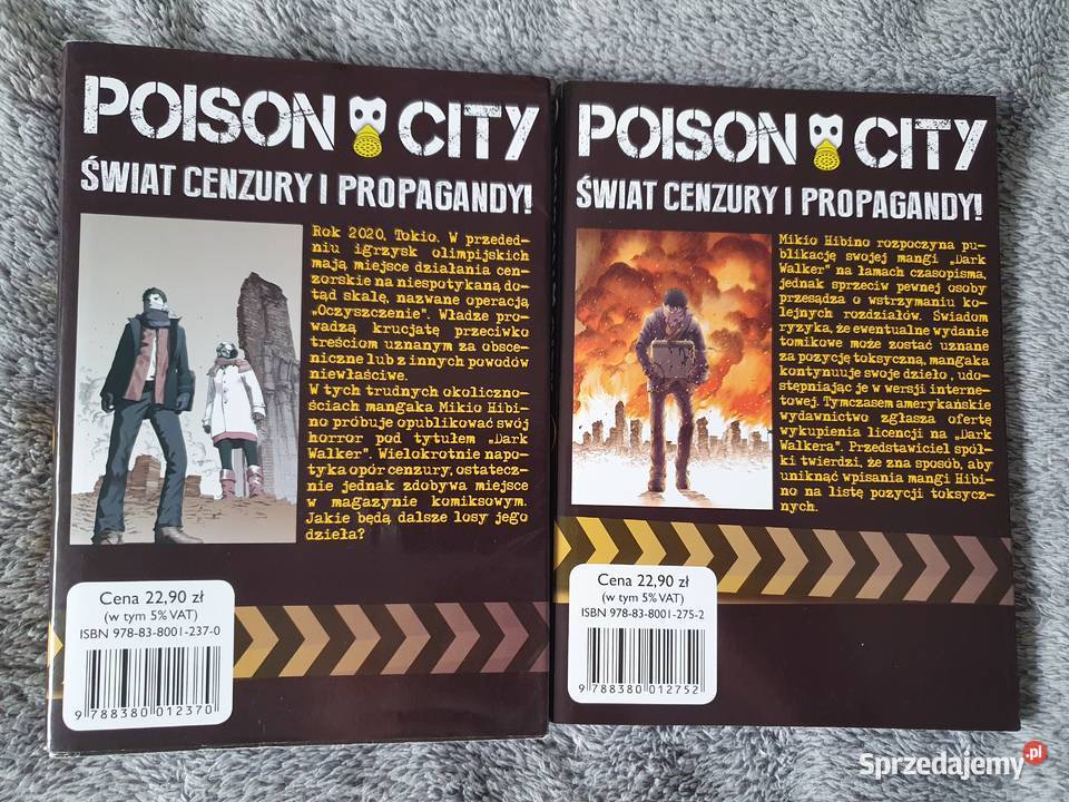 Poison City zestaw 2 tomów wydanie 1 2017 MANGA Gdynia