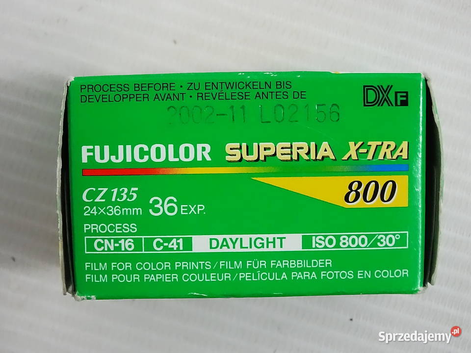 Unikatowe Klisze Analogi Fujicolor Superia XTRA Biłgoraj