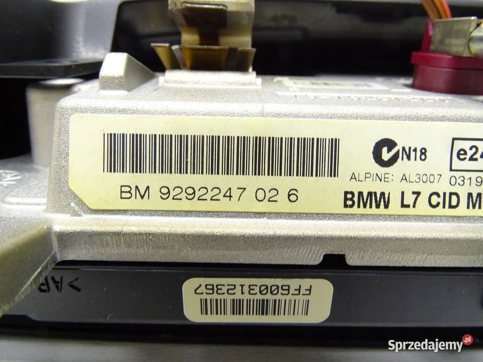 WYŚWIETLACZ NAVI NAVIGACJI PANEL 9292247 BMW F30