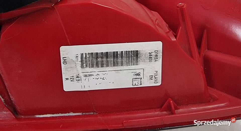 OPEL CORSA D 3D LAMPA PRAWY TYŁ 13186351