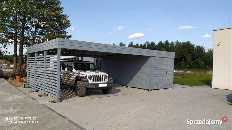 Carport 6x6m 2 samochody Wiata Zadaszenie na Białobrzegi