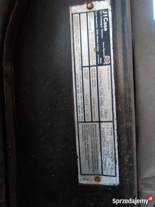 Koparko ładowarka Case 580 K Bolmin