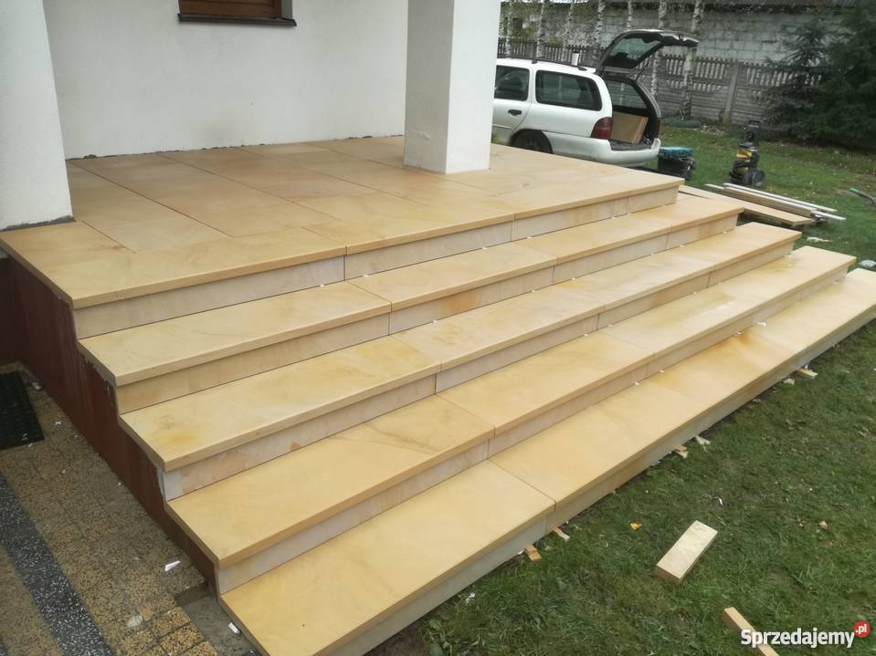 Schody z piaskowca Remont i budowa Śmiłów