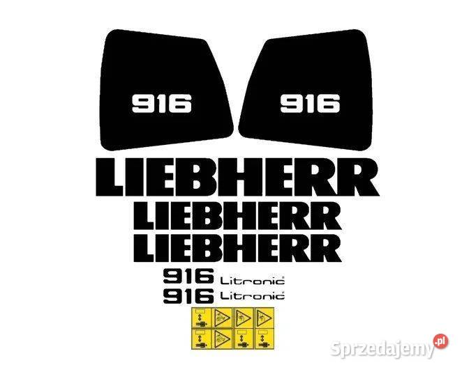 Naklejki oklejenie LIEBHERR 916 Zamiennik mazowieckie Janików