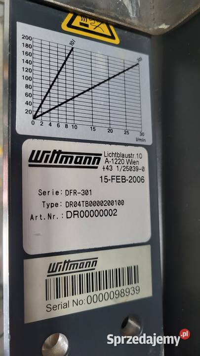 Rotametr do wtryskarki regulator przepływu Białogard sprzedam