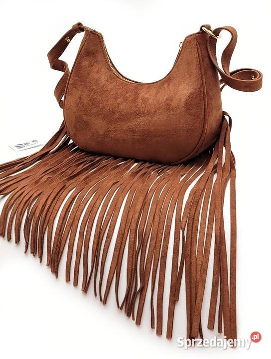 Modna Torebka z Frędzlami Listonoszka do Warszawa