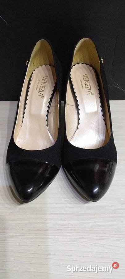 Buty czarne czółenka VENEZIA Lublin sprzedam