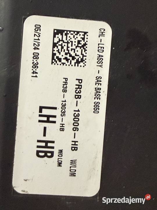 Lama reflektor mustang 2024 2025 przód PR3B Bochnia