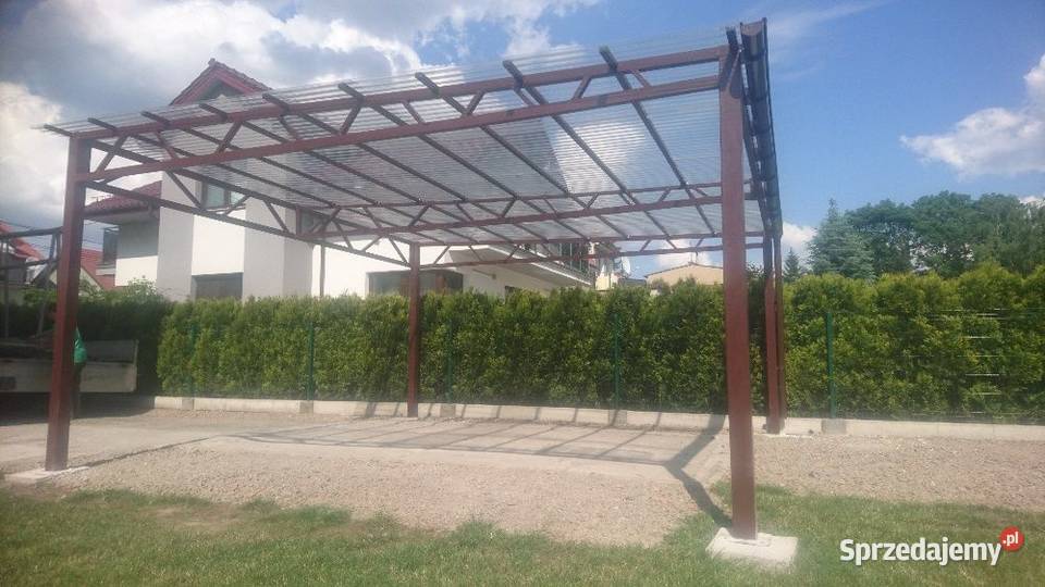 Otwarty Garaż Zadaszenie Wiata Konstrukcja Jasło