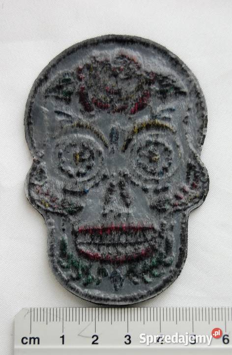 Naszywka naprawowanka czaszka Santa Muerte
