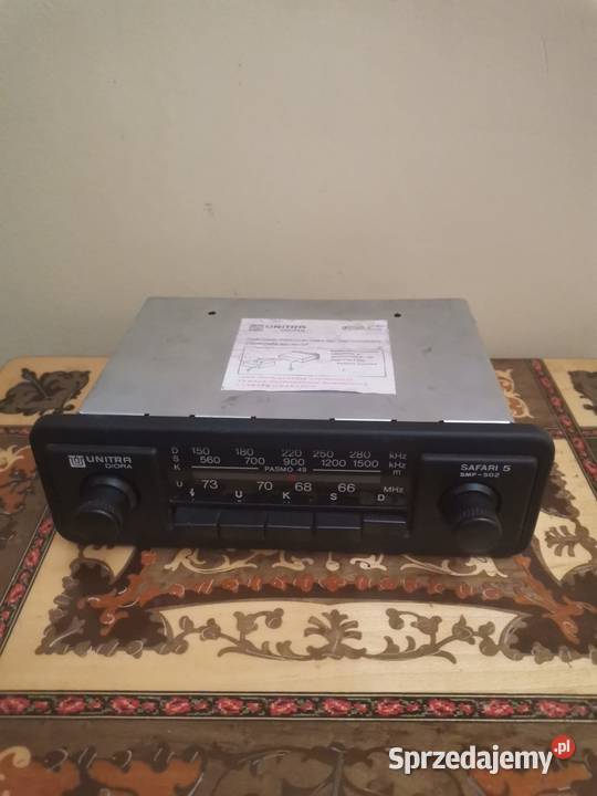 Radio samochodowe Safari 5 SMP 502 z czasów PRL Kraków