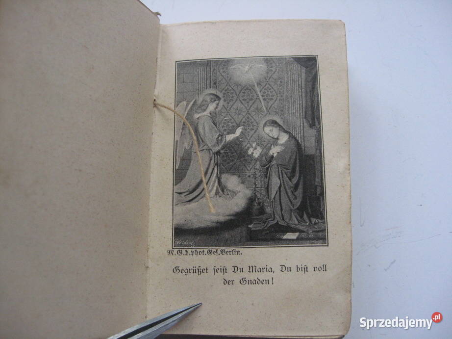 Modlitewnik XIX w oprawiony w kość Poznań