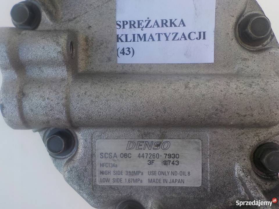 SPRĘŻARKA KLIMATYZACJI MAZDA MX5 II 16 B6 9905