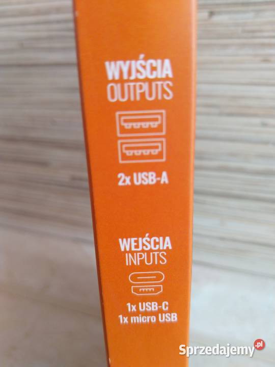 NAJTANIEJ Powerbank 10000 mAh USBC USBA Miętowy Zabrze