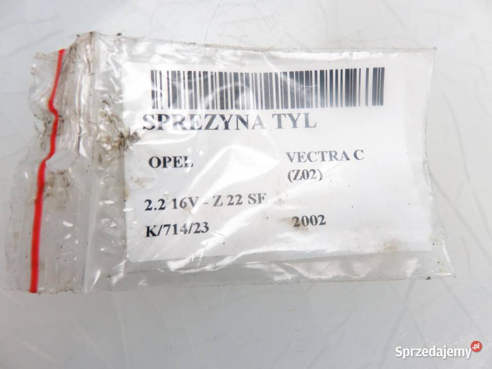 SPRĘŻYNA TYŁ OPEL VECTRA C SEDAN małopolskie