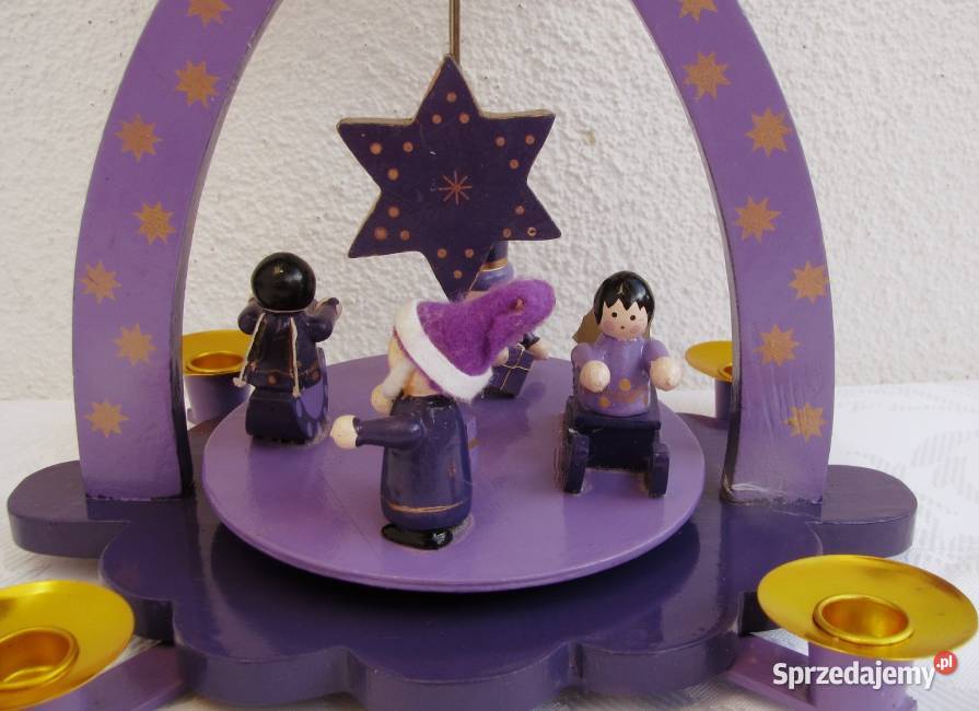 Karuzela Piramida świecznik Boże Narodzenie