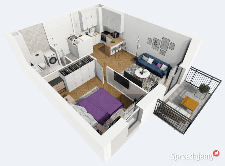 Rydlówka 2 pokoje balkon nowy budynek Kraków