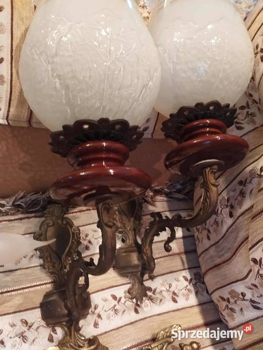 stare mosiężne kinkiety kinkiet wyprzedaż Gorzów Wielkopolski