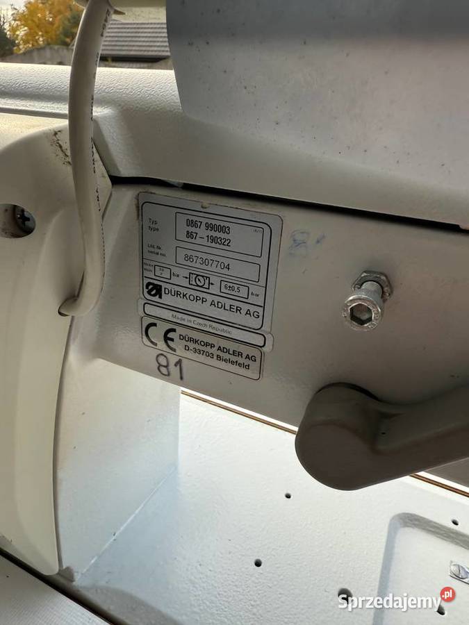 Durkopp Adler 867 GOLD maszyna do szycia automat Łaskarzew