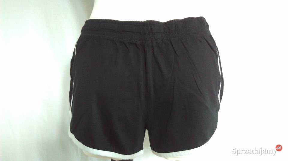SPODENKI damskie SPORTOWE czarnobiałe r L NOWE Rozmiar 40(L) Białystok