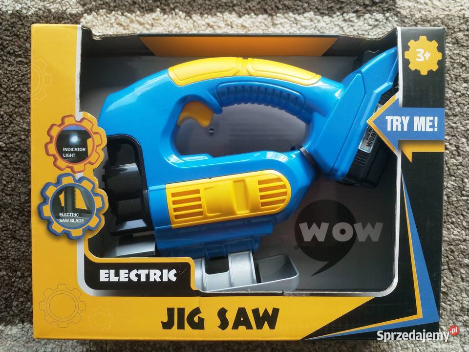 Wyrzynarka na baterie z podświetleniem zabawka Gdańsk sprzedam