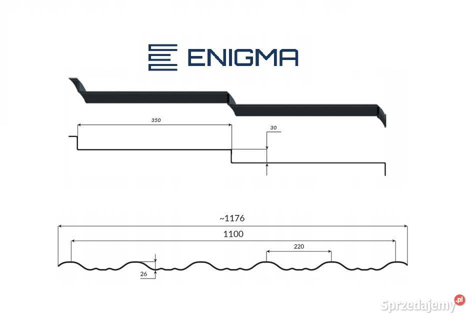 Blachodachówka 2modułowa ENIGMA mat AM sprzedam