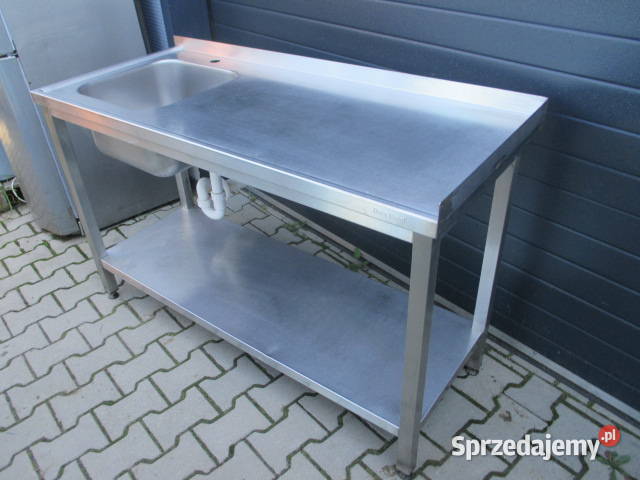 ZLEW GASTRONOMICZNY 1 KOMOROWY Z PÓŁKĄ 1406085 Gastronomia Ostrów Wielkopolski